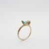 Emerald ring with twig setting - Afbeelding 4