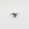 Emerald ring with twig setting