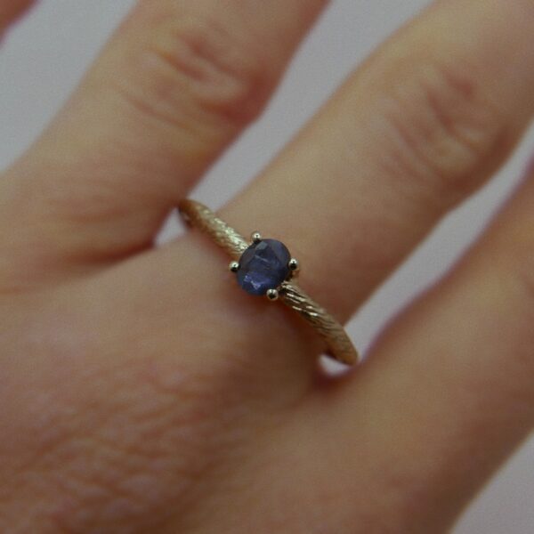 Very unique Alexandrite in 18Ct champagne gold - Afbeelding 2